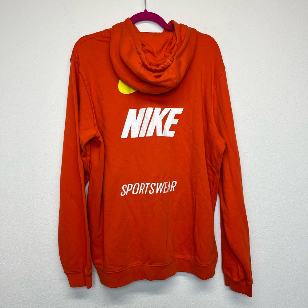 Pre-Loved Orange Sportswear Nike Pullover Hoodie - Nike - Picture 2 of 15